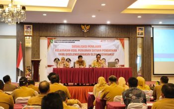 Disdikbud Kukar Gelar Sosialisasi Perizinan Satuan Pendidikan, Dorong Sinergi dengan Kades dan Lurah