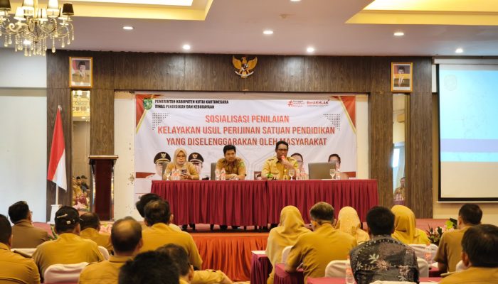Disdikbud Kukar Gelar Sosialisasi Perizinan Satuan Pendidikan, Dorong Sinergi dengan Kades dan Lurah